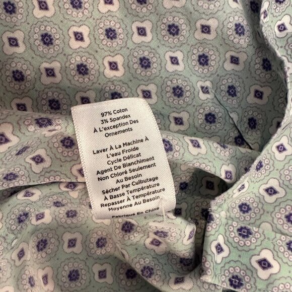 TALBOTS WOMENS BUTTON UP SHIRT SIZE M 3/4 SLEEVE - Picture 4 of 6